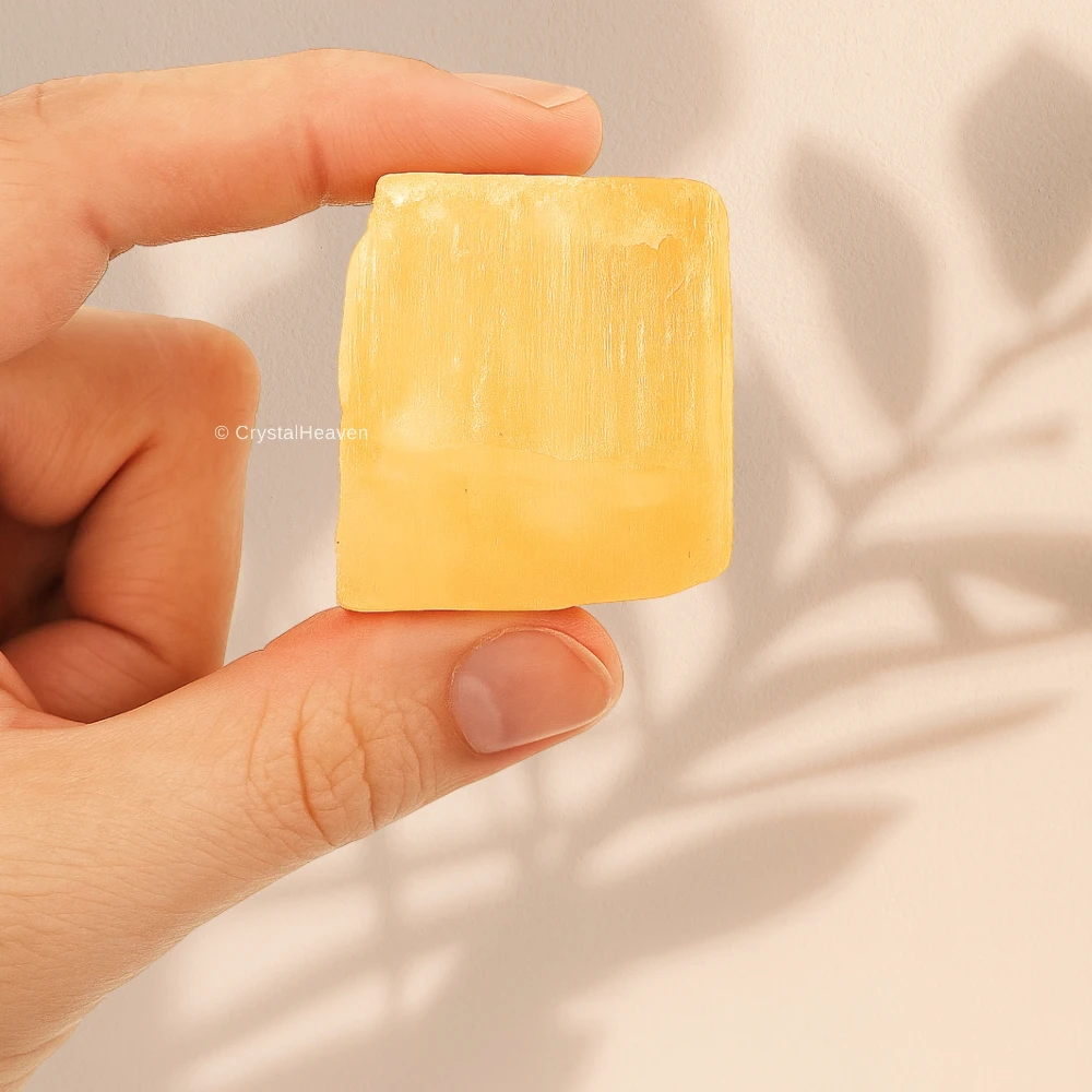 Raw Orange Selenite Crystals (1 Piece)