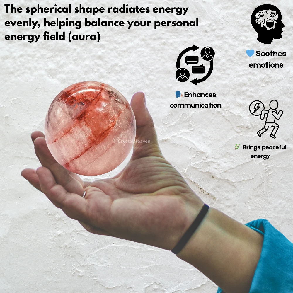 Red Hematoid Quartz Sphere (2 Inch)