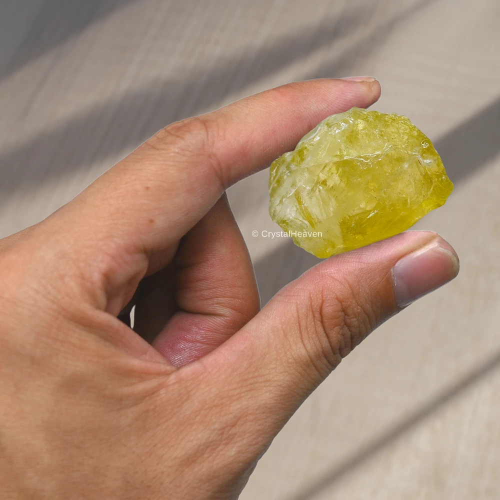 Raw Lemon Quartz Crystals (1 Piece)