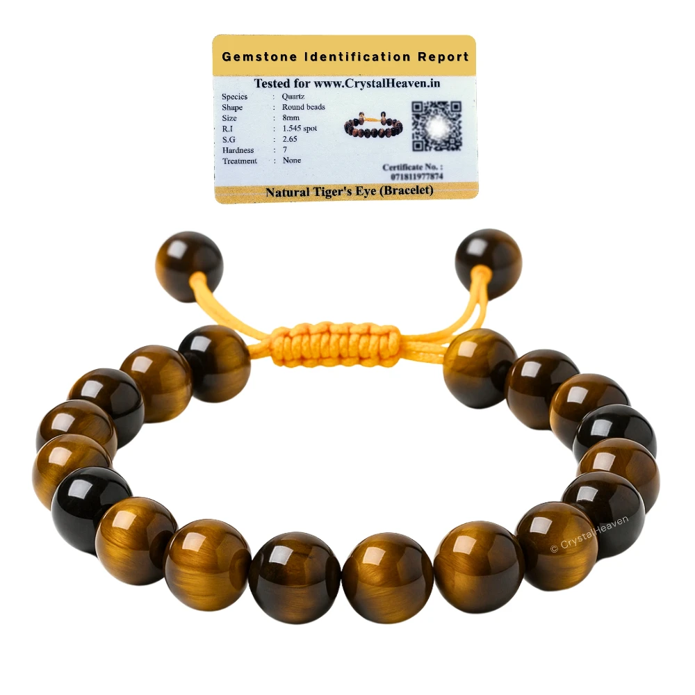 Tiger Eye Bracelet (Adjustable)