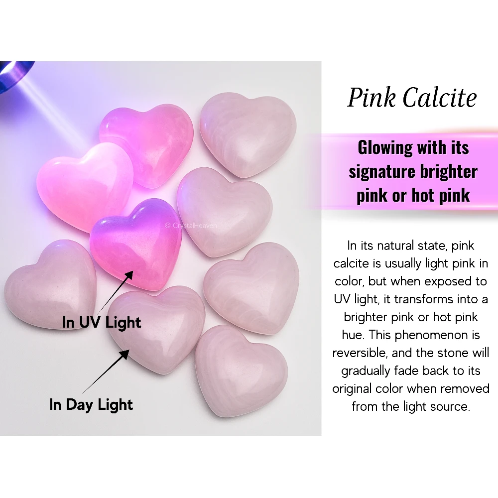 Pink Calcite Heart