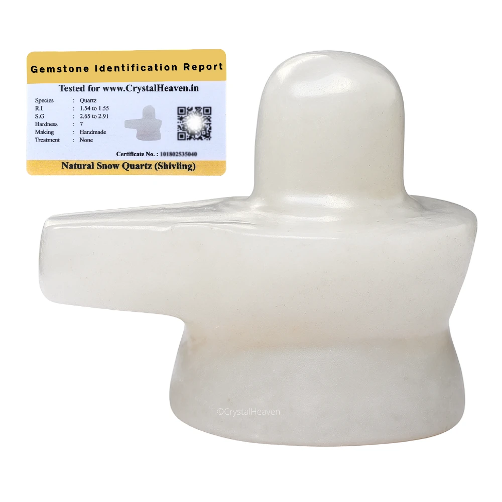 Snow Quartz Shivling