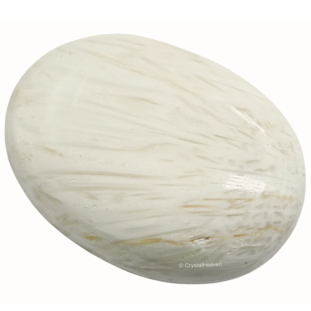 Scolecite Palm Stone