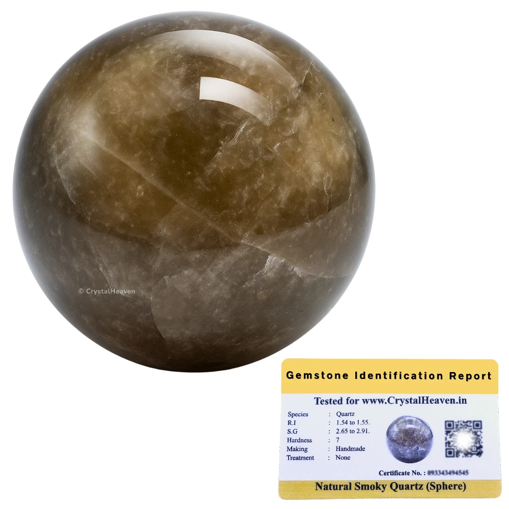 Smoky Quartz Sphere (2 Inch)