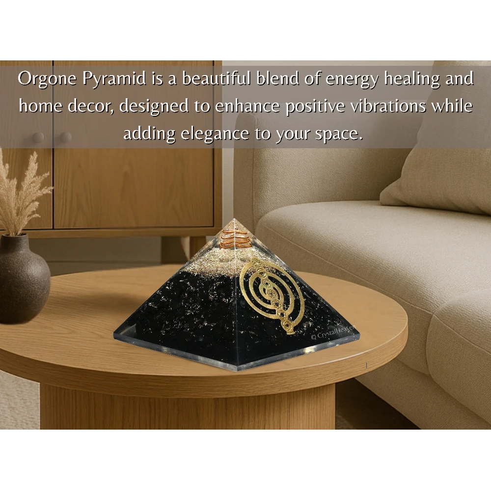 Shungite Orgone Pyramid (Chakra Reiki)