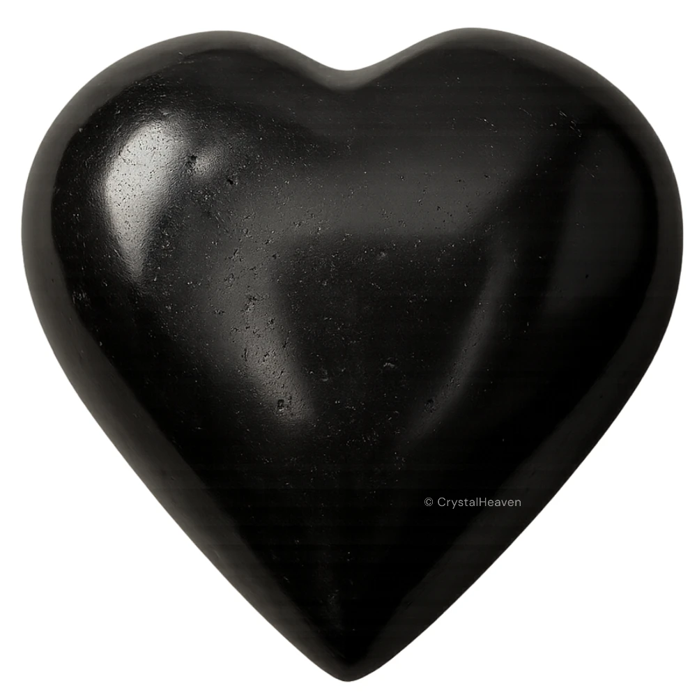Black Tourmaline Natural Heart