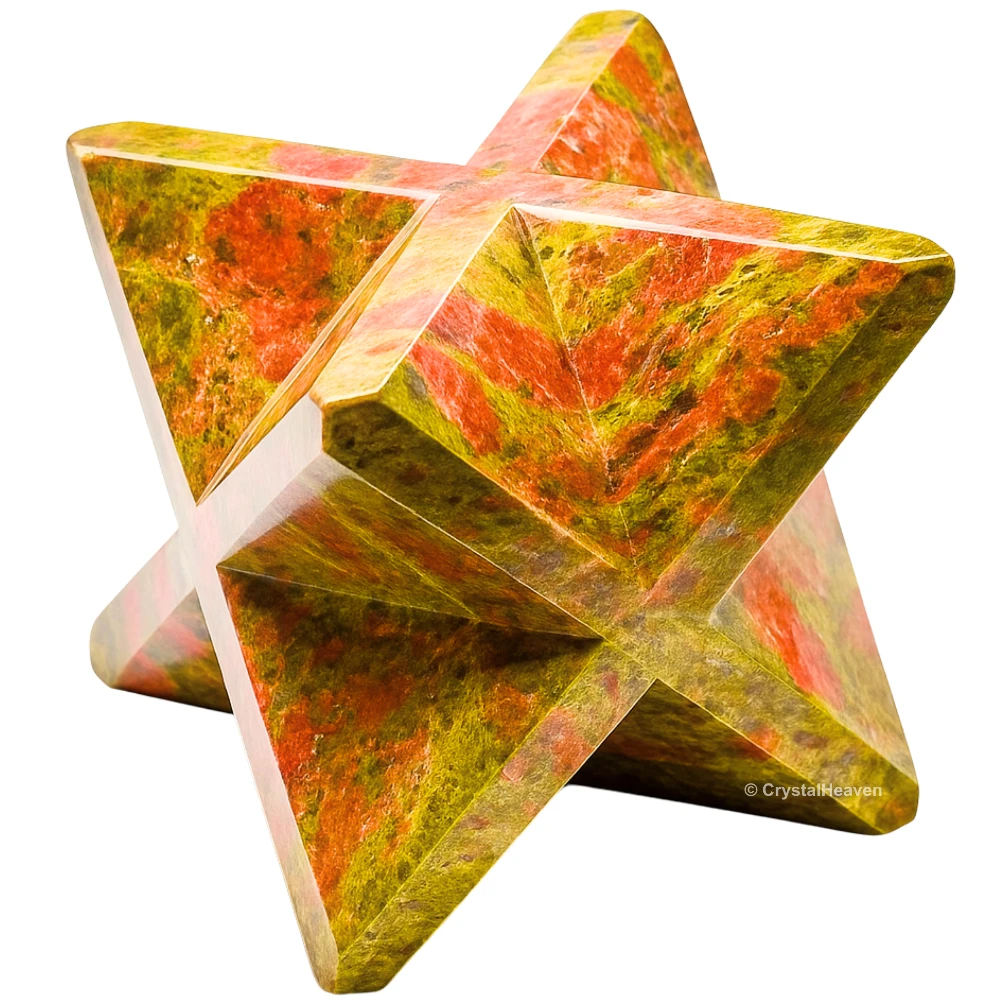 Unakite Crystal Merkaba (45-55 mm)