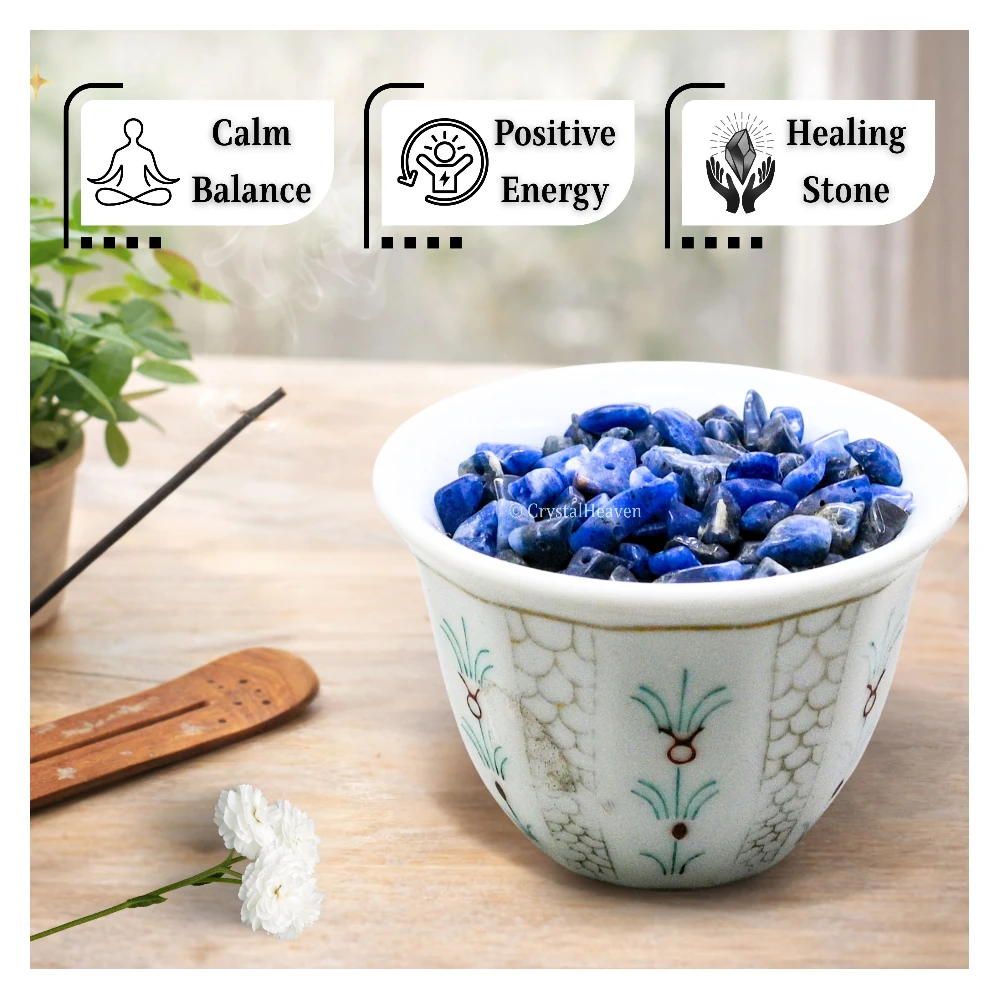 Sodalite Chips - Pre Drilled