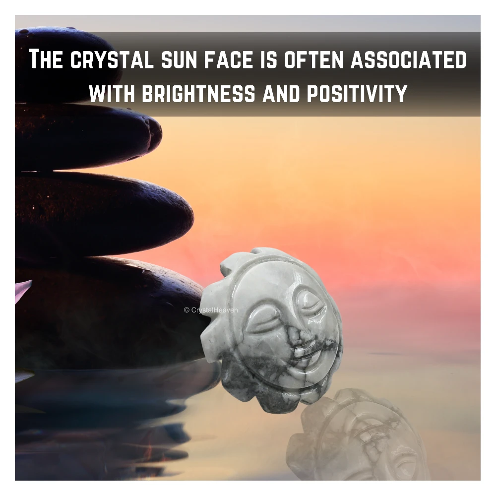 Howlite Surya Face