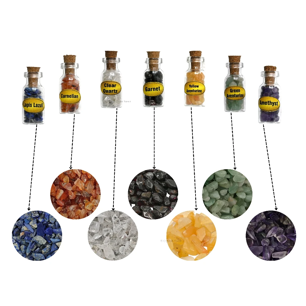 Spell Jars Kit for Witchcraft Supplies - Set of 7 (Starter)