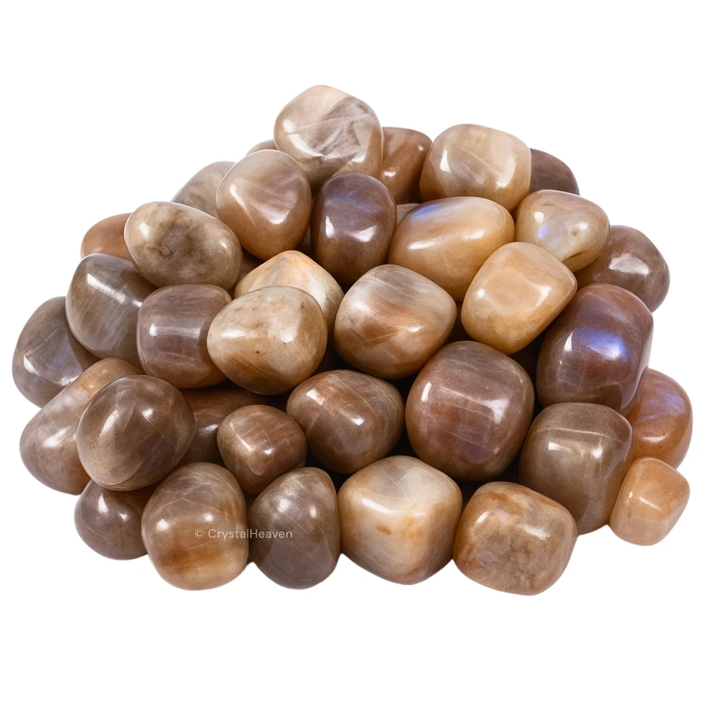 Tumbled Sun Moonstone Stones (30 Gram)