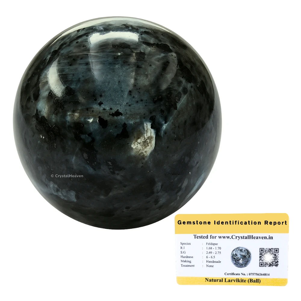 Larvikite Sphere (2 Inch)