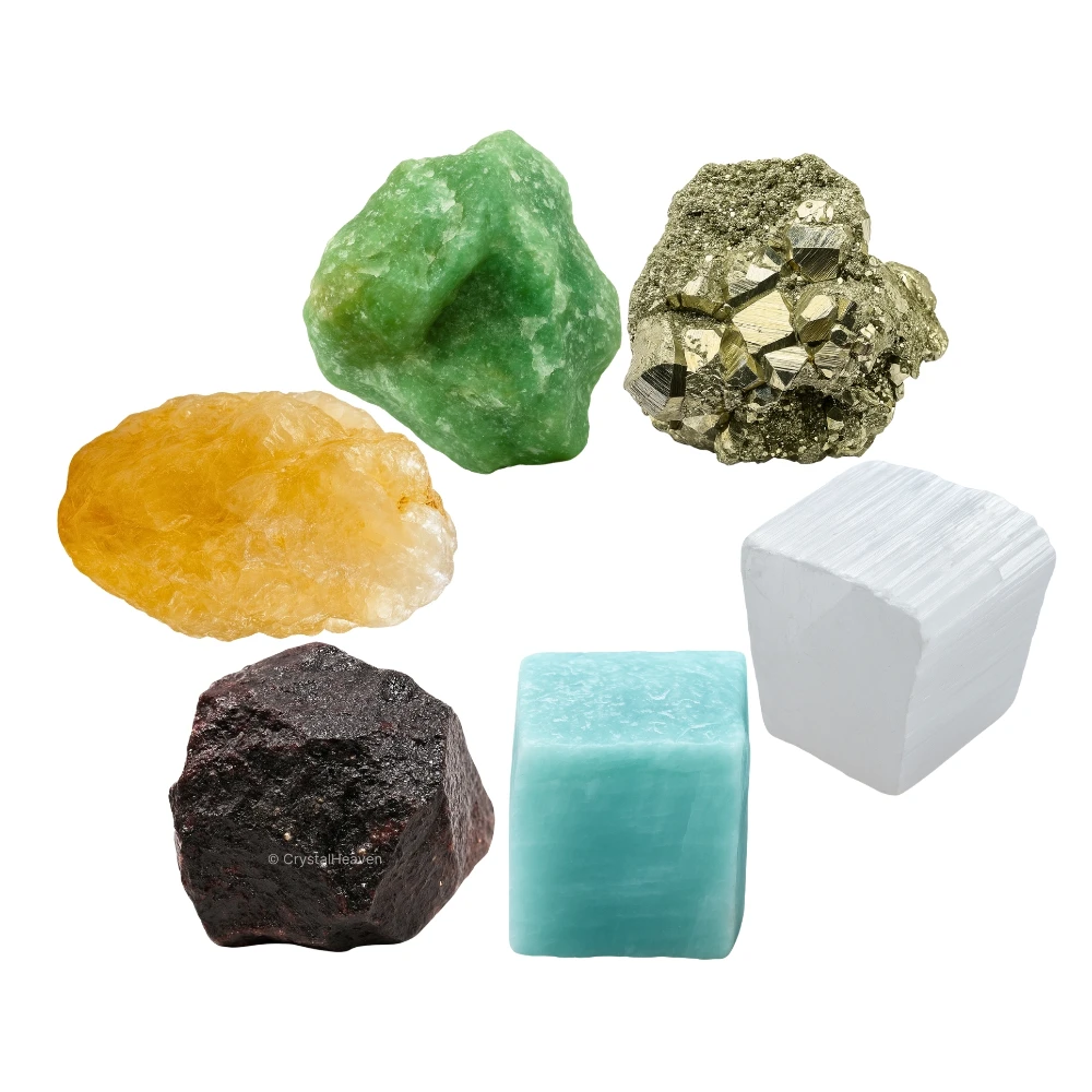 Money & Success Raw Crystals Set