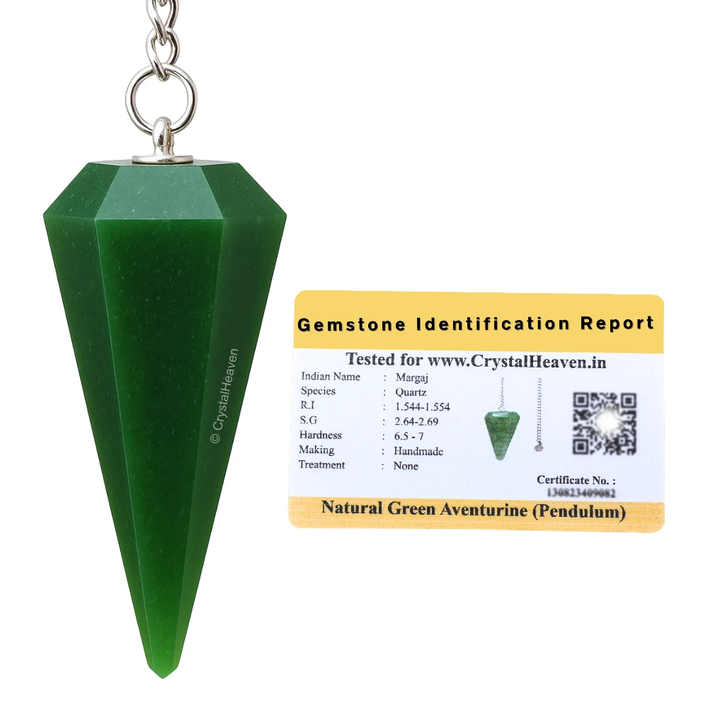 Green Aventurine Pendulum (Dark)