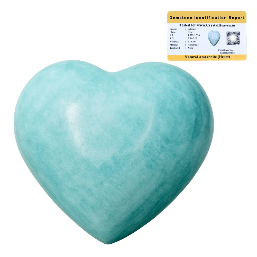 Amazonite Heart