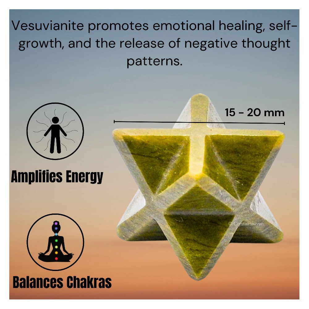 Vesuvianite Crystal Merkaba (15-20 mm)