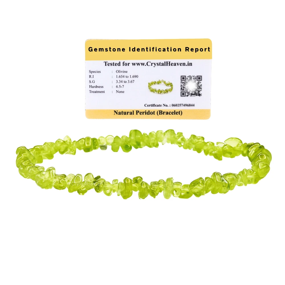 Peridot Chips Bracelet