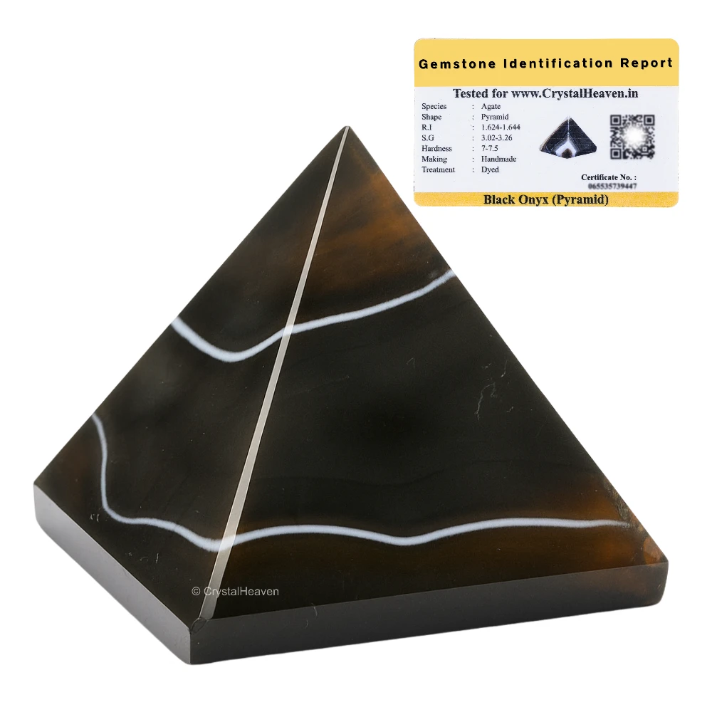 Black Onyx Pyramid (2 Inch)