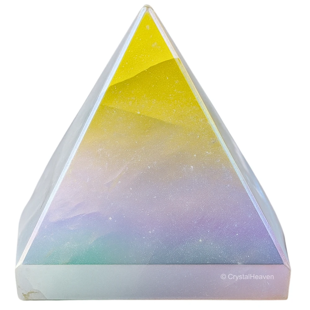 Aura Quartz Pyramid