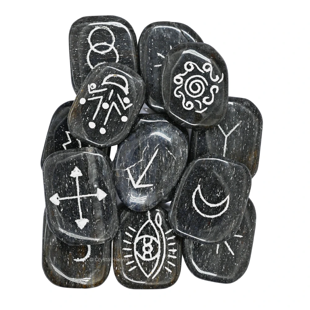 Blue Aventurine Pagan Wiccan Stones (Set of 13)