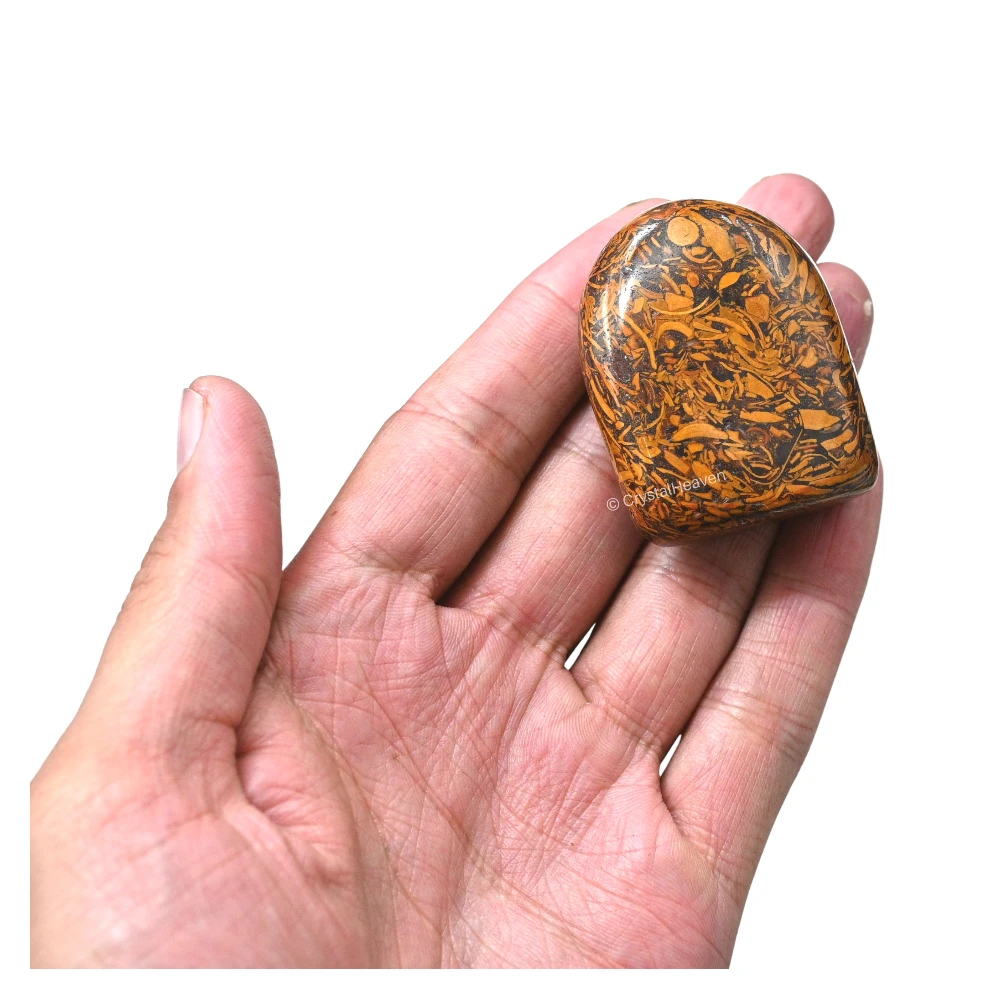 Mariyam Jasper Standing Palm Stone (Regular)