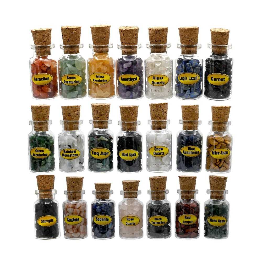 Spell Jars Kit for Witchcraft Supplies - Set of 21 (Regular)