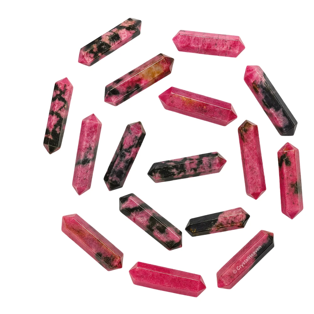 Rhodonite Pencil Points (Double Terminated) (Set of 10)