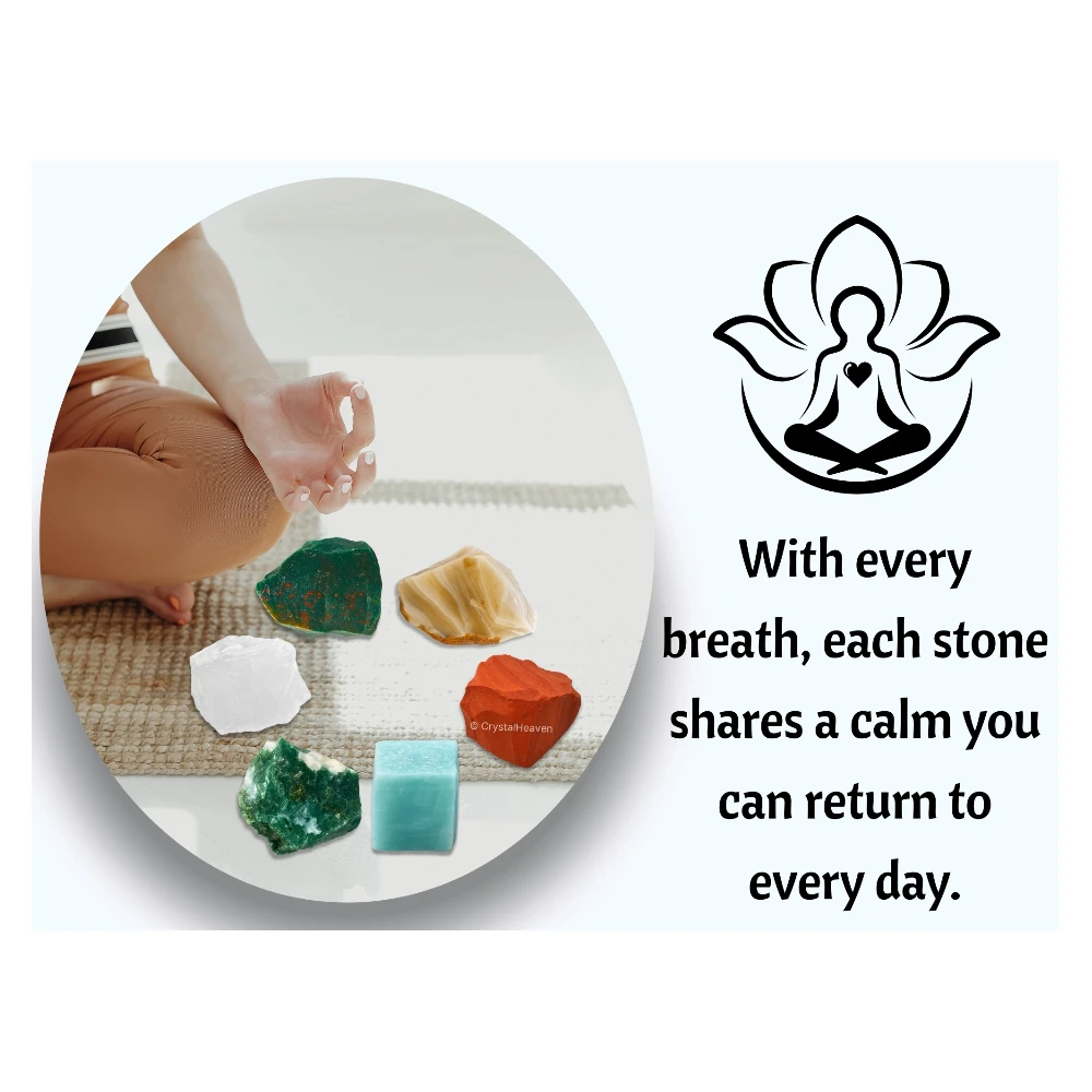 Pain Relief Raw Crystals Set