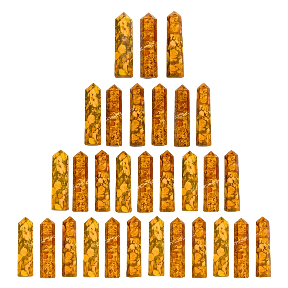 Fruit Jasper Pencil Points (Set of 50)