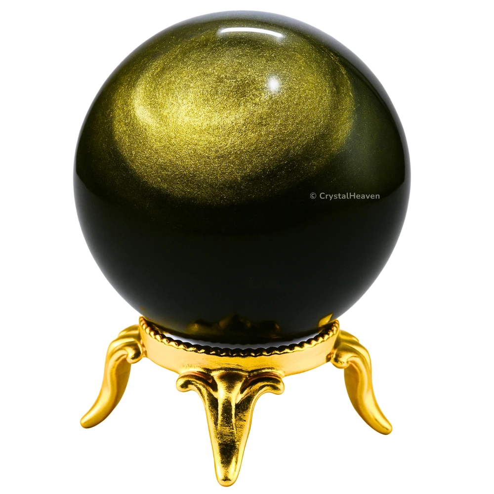 Golden Sheen Obsidian Sphere (2 Inch)