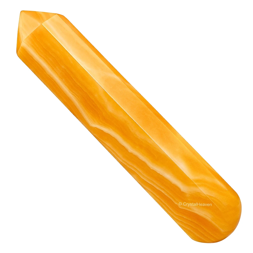 Yellow Calcite Wand (Faceted)