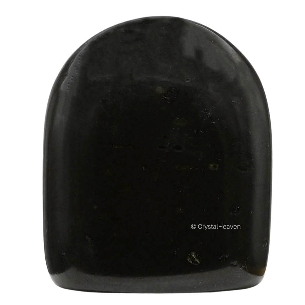 Black Tourmaline Standing Palm Stone (Regular)