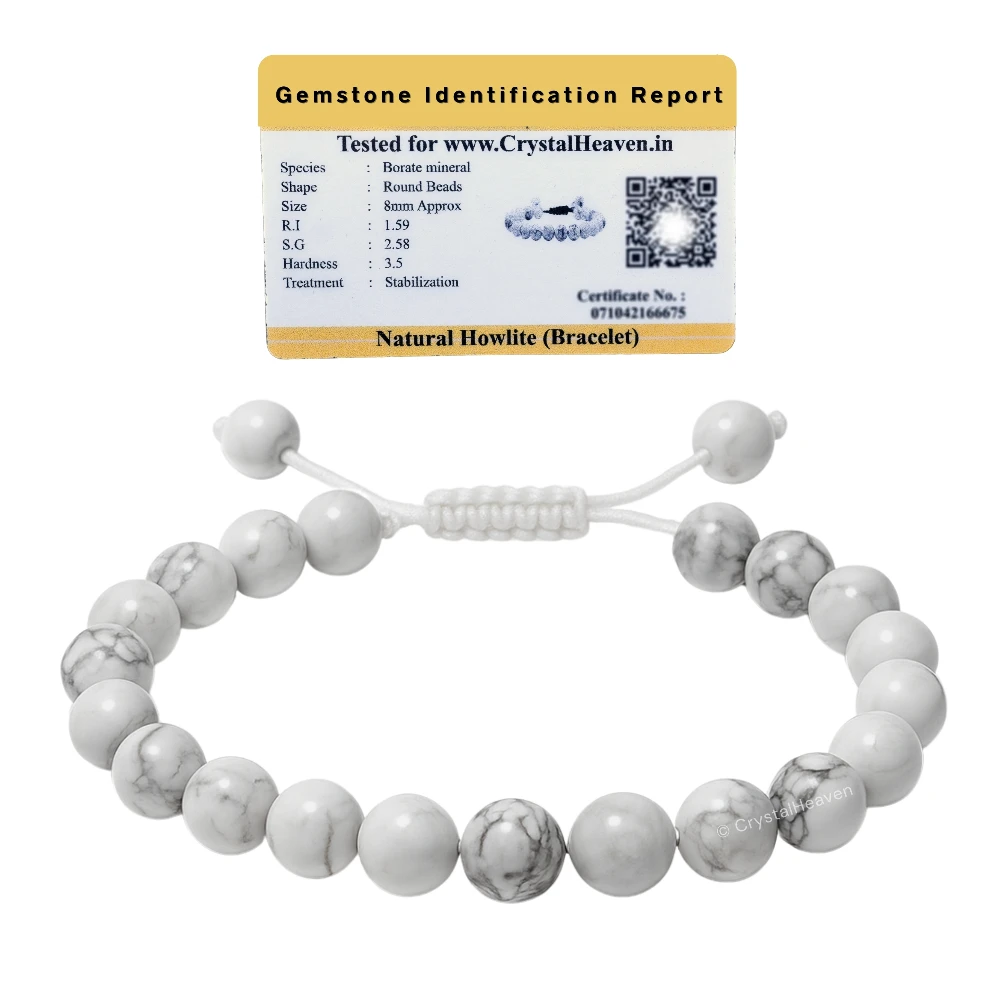 Howlite Bracelet (Adjustable)