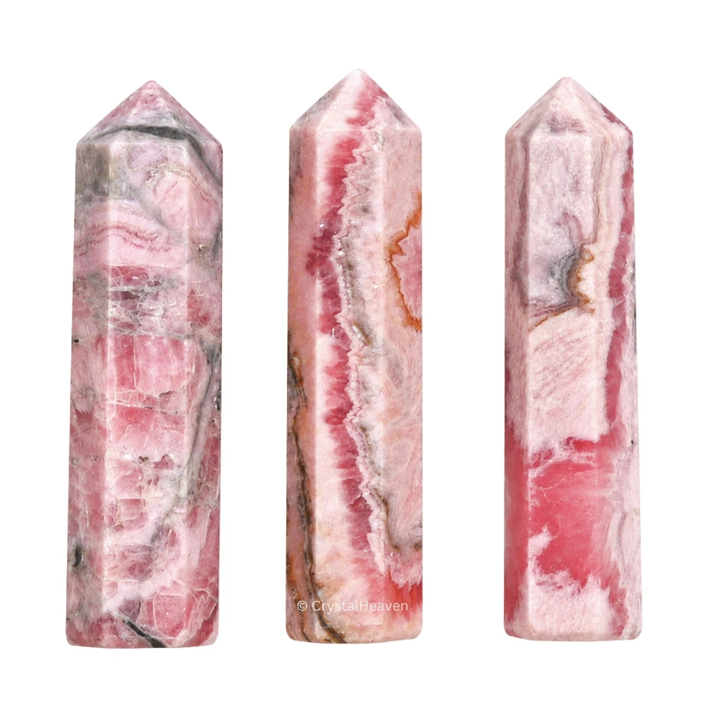 Rhodochrosite Pencil Points (Set of 10)