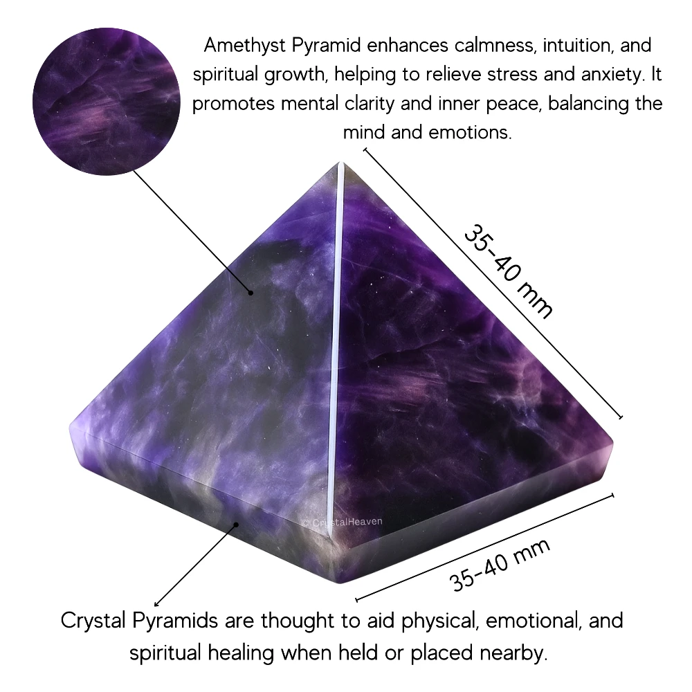 Amethyst Pyramid (1.5 Inch)