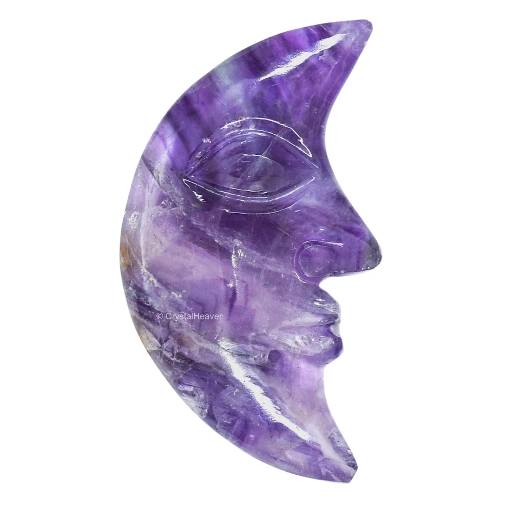 Amethyst Crescent Moon