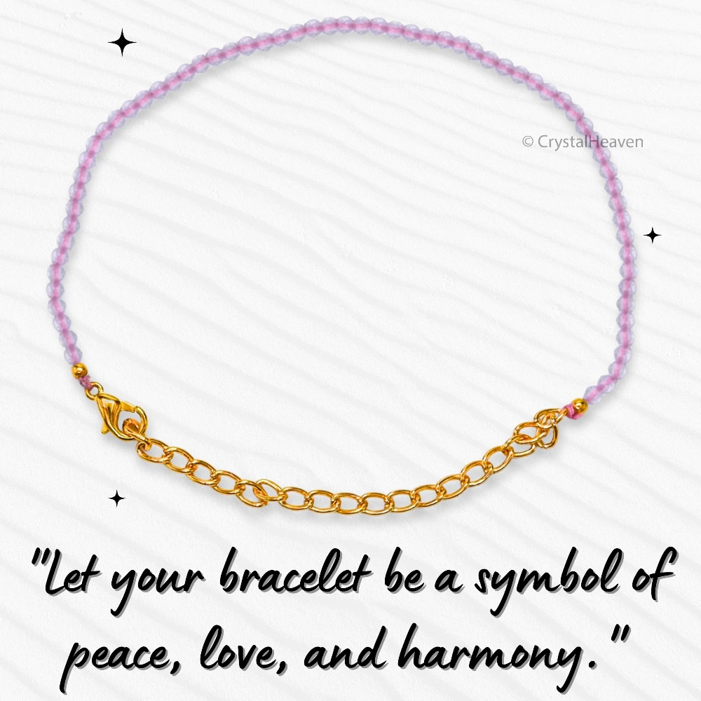 Rose Quartz Bracelets - 2mm Faceted Beads (Gold)
