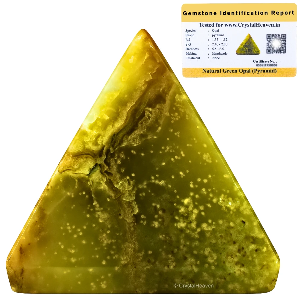 Green Opal Pyramid (1 Inch)