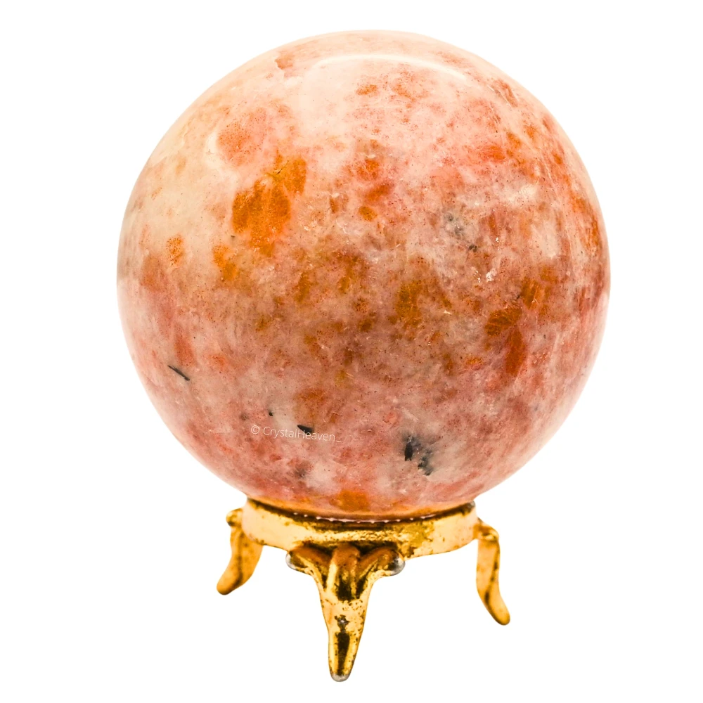 Large Sunstone Sphere (2.5 Inch)