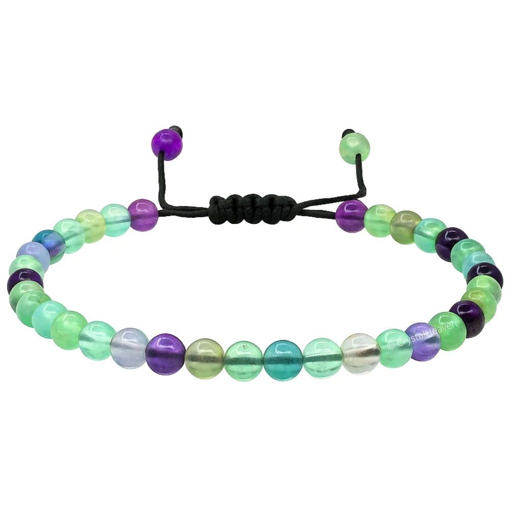 Multi Fluorite  Anklet
