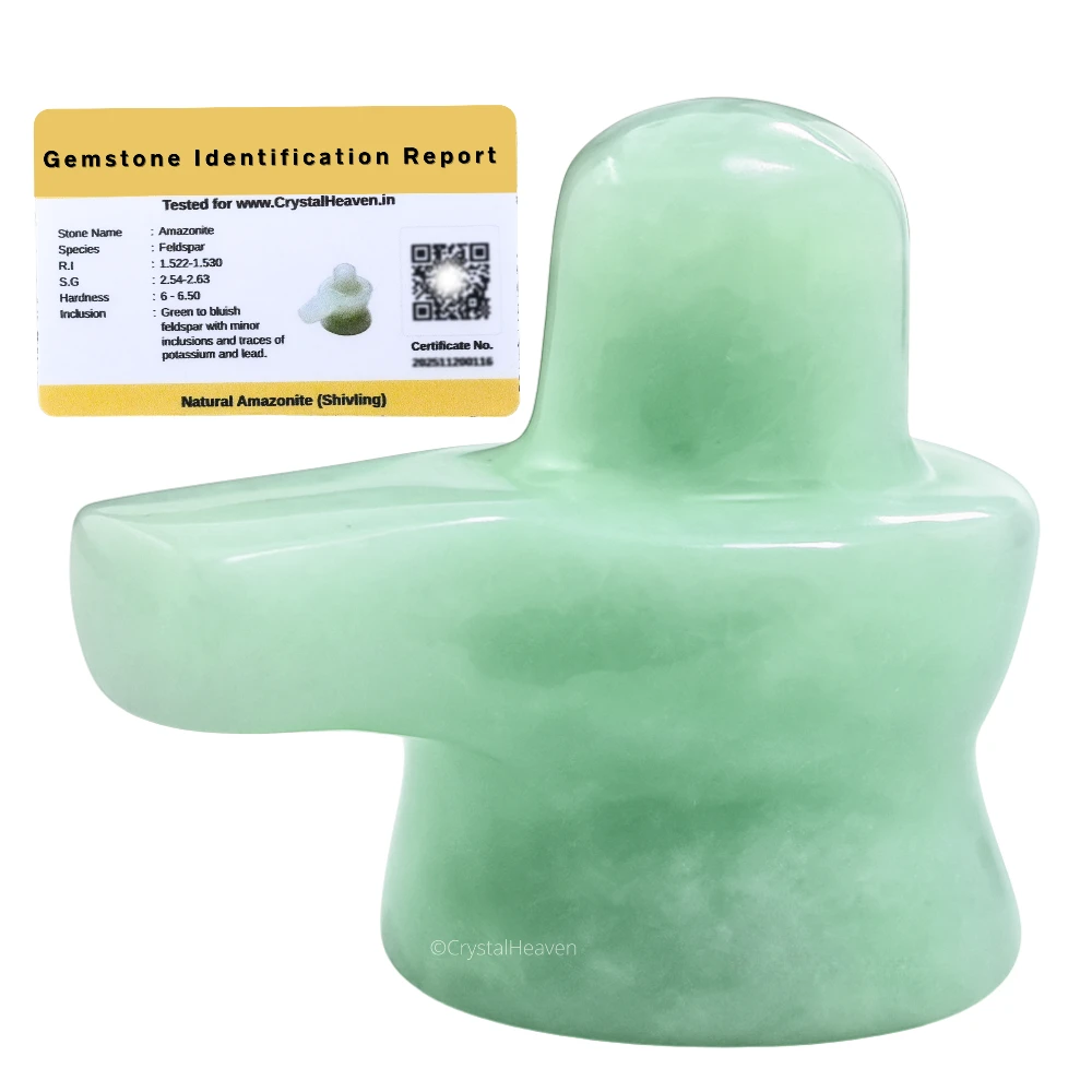 Amazonite Shivling