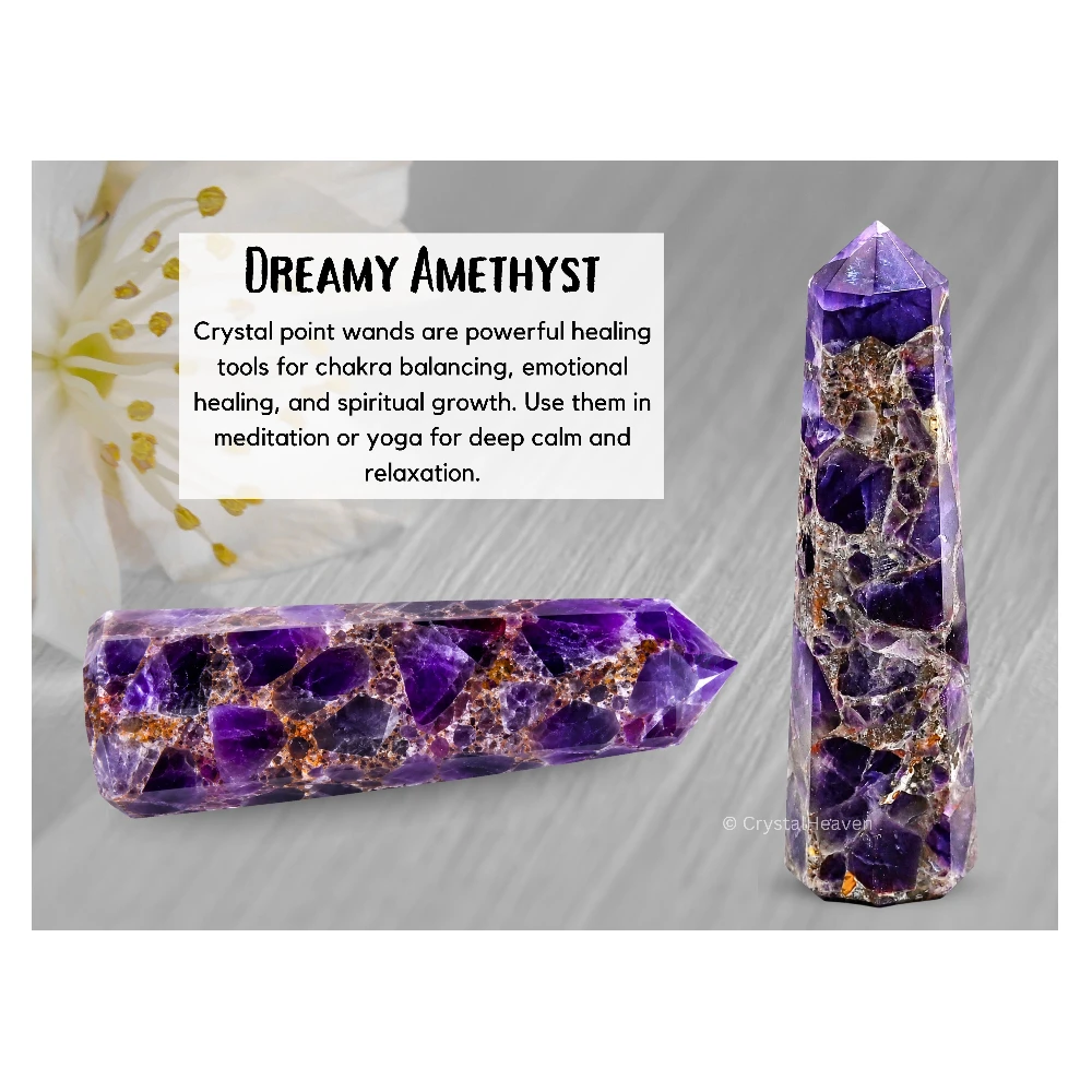 Dreamy Amethyst Crystal Tower (2" to 3" inch)