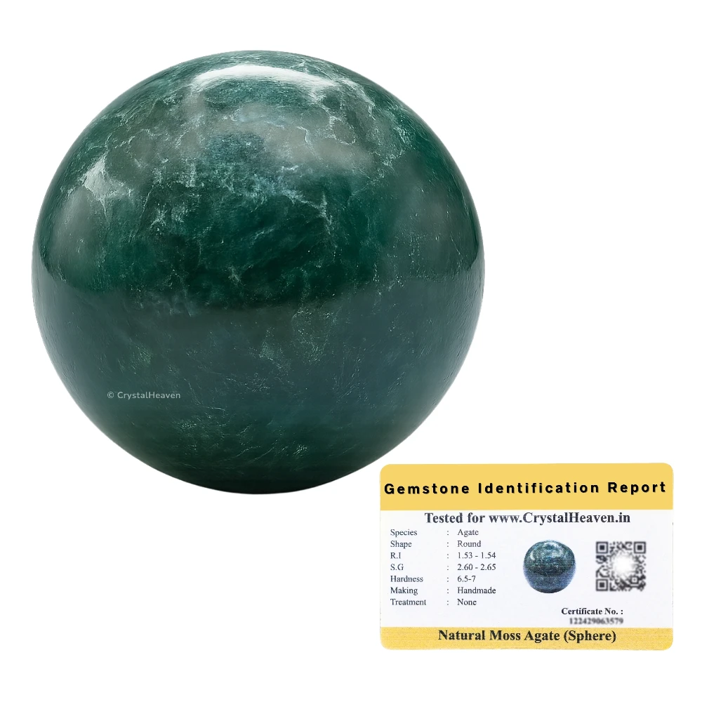 Moss Agate Sphere (2 Inch)