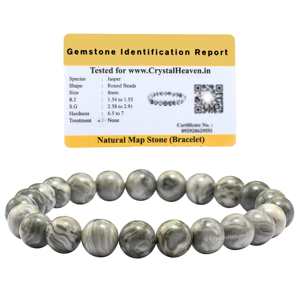 Map Stone Bracelet (Elastic)