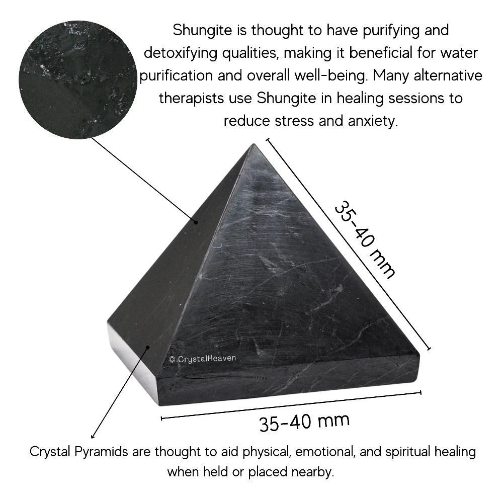 Shungite Pyramid (1.5 Inch)