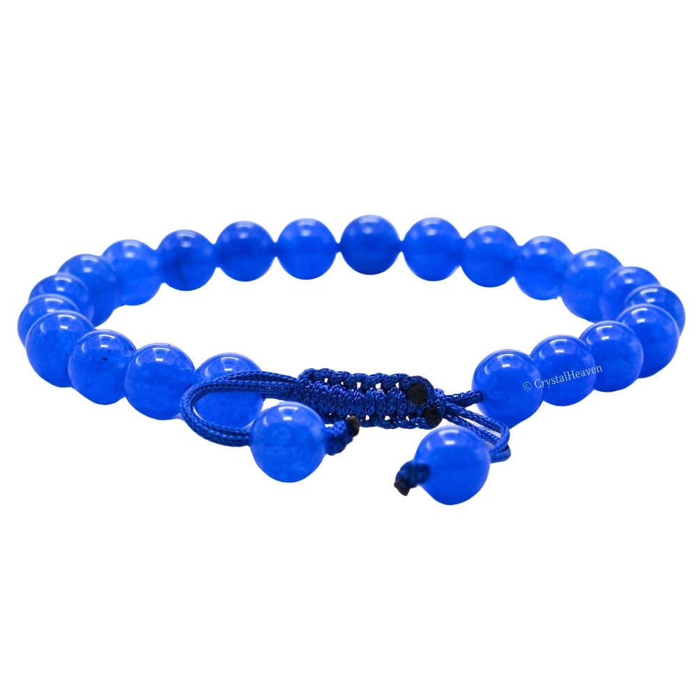 Blue Agate Bracelet (Adjustable)