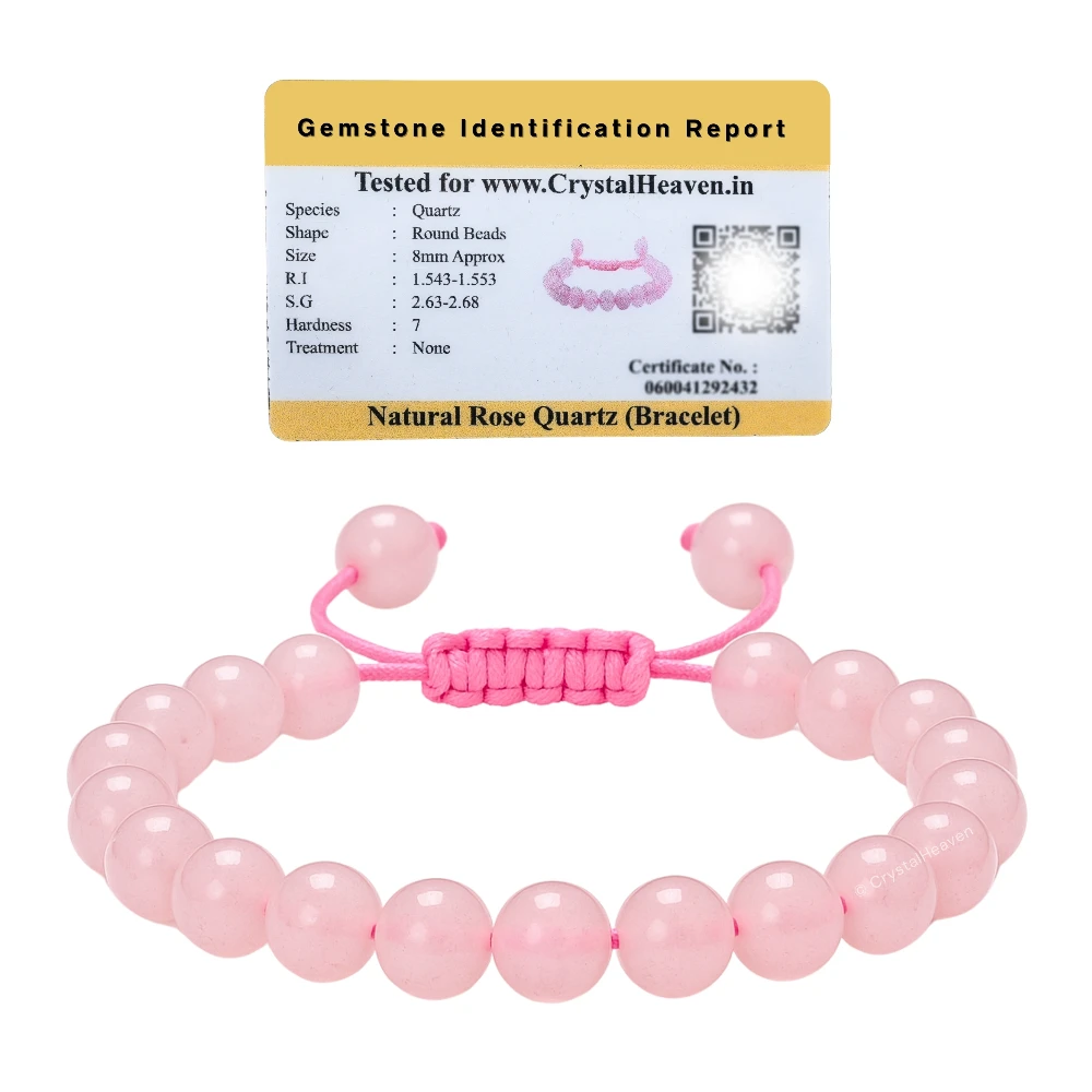 Rose Quartz Bracelet (Adjustable)