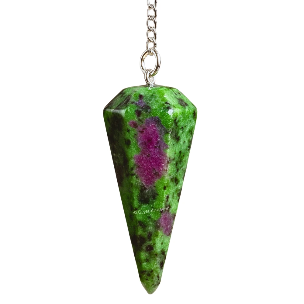 Ruby Zoisite Pendulum