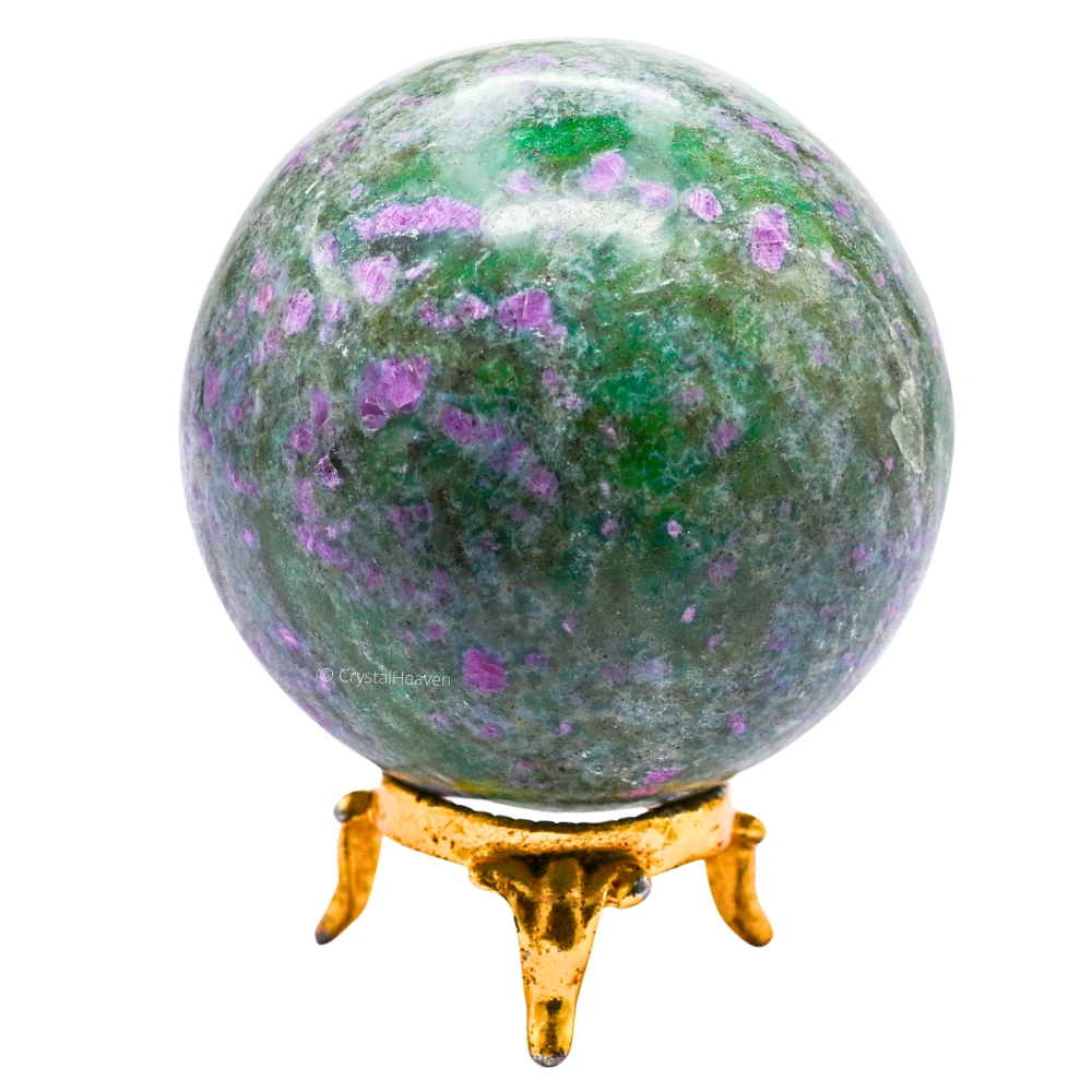 Large Ruby Fuchsite Sphere (2.5 Inch)