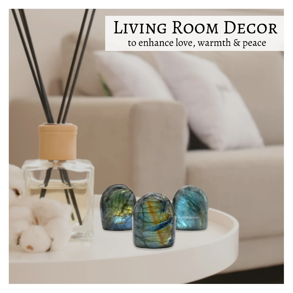 Labradorite Standing Palm Stone (Regular)